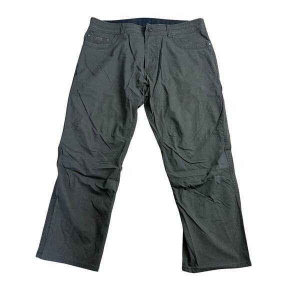 Vtg Kuhl Revolvr Pants Gotham Grey Patina Dye Men's Size 38x30 Actual 38x27 - Picture 1 of 9